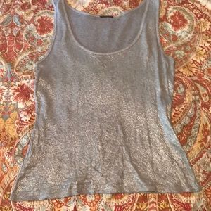 Tahari silver tank